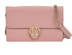 Interlocking GG Woc,Leather,Pink,E/DB,5103141147,3*